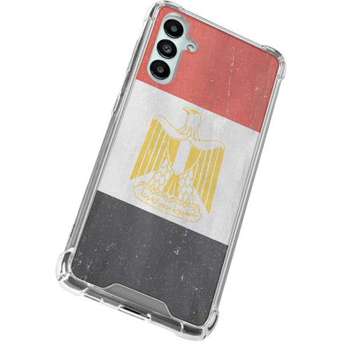 Egypt Flag Distressed Galaxy A15 5G Clear Case